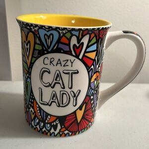 Crazy Cat Lady She Drinks Coffee and Cat Hair Our Name Is Mud Lorrie Veasey